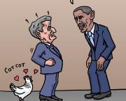 Sarko le coq nain !