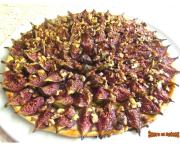Tarte fine aux figues, miel et noix
