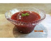 Confiture de fraises, citron et verveine
