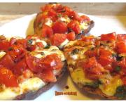 Tartines à la caprese