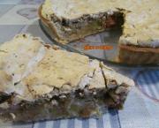 Tarte macaronée rhubarbe et noix - Recette en vidéo