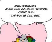 Bébé Raton et son biberon