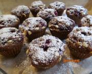 Muffins moelleux aux framboises et au chocolat blanc