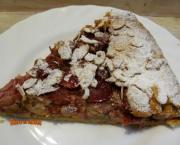 Tarte rustique fraises-amandes