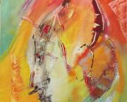 Le visage sans limites - peinture au fil du temps - 2007