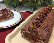 Bûche chocolat framboise facile et sans cuisson - Recette en vidéo