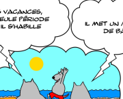 Habillé en vacances