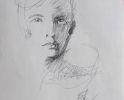 Dessins d'après les screen test d'Andy Warhol shot between 1963 and 1966 -16 -richard rheem 1964 - 2018
