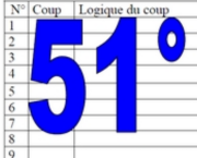 51° diagosudoku, avec la solution du cinquantième