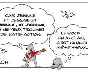 Le rat qui se trompait de langue pour chanter du Rock