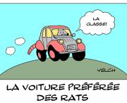 La voiture préférée des rats