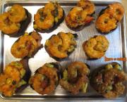 Crostini avocat crevettes