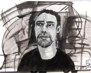 Autoportrait d'après photo - 2016 (2)