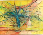 Autour des arbres peints par des artistes-peintres - d'après Piet Mondrian.