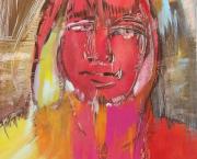 L'indien écarlate - peinture au fil du temps - 2007