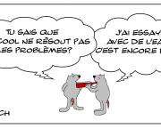 Le rat qui essayait de résoudre ses problèmes dans l'alcool