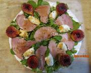Salade aux figues rôties au vinaigre balsamique