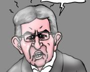Mélenchon enfariné