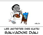 les artistes des rats : Salvador Dali