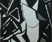 Peintures au fil du temps - La coiffe blanche - 1987