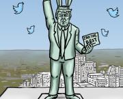 la statue de la débilité de Trump