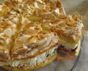 Gâteau allemand Himmelstorte aux framboises