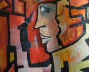Peintures au fil du temps - Masques et figure - 1988