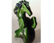 sculpture cheval marin, peinture chevaux