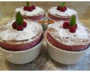 Soufflés aux framboise