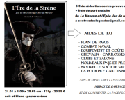 SORTIE de L'Ere de la Sirène, recueil de 11 scénarios pour le jeu de rôle Le Masque et l'Epée