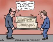 Macron et Castex doivent composer entre la santé et l'économie