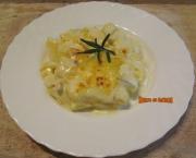 Gratin de pommes de terre au fromage de chèvre et romarin