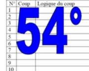 54° diagosudoku, avec la solution du cinquante-troisième