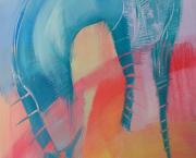 Cheval céleste - peinture au fil du temps - 2004