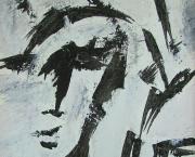 Encerclés sous la neige - peinture au fil du temps - 1991