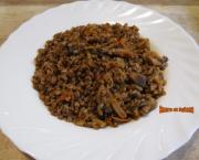 Sarrasin aux champignons et carottes