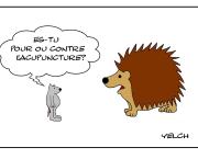 Le rat qui faisait un sondage sur l'acupuncture