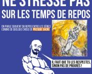 Ne stresse pas sur les temps de repos