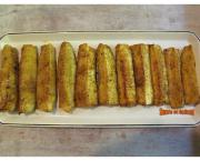 Bâtonnets de courgettes au parmesan et épices