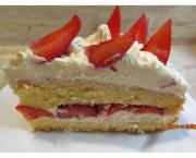 Gâteau facile aux fraises et à la chantilly