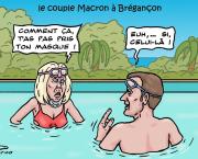 le couple Macron à Brégançon