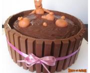 Gâteau bain de boue de cochons