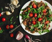 Salade de boulgour, tomates et concombres