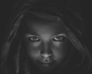 Portrait d'une belle jeune femme