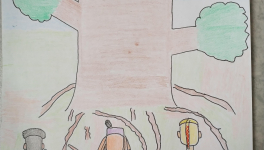 Matt, Alice et Izia face à l'Arbre Monde