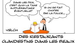 Restaurants clandestins dans les beaux quartiers