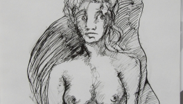 dessins - Les femmes aux seins blancs 1 - 1992