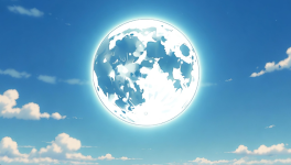 Le retour de la lune en plein jour