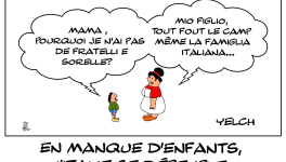 Les familles italiennes en déficit