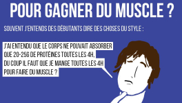 Quelle fréquence de repas par jour pour gagner du muscle ?
